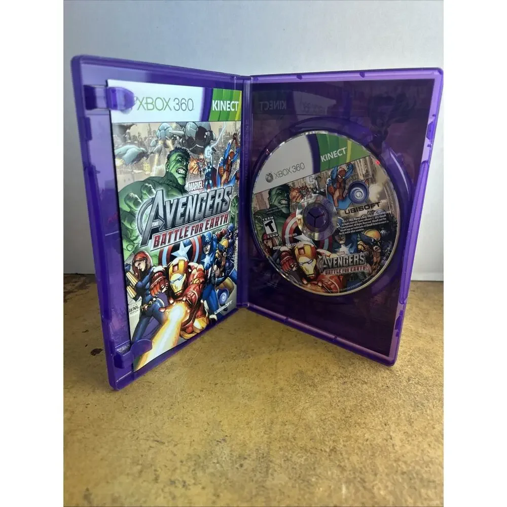 Marvel Avengers Battle for Earth Xbox 360 Kinect Game Ubisoft